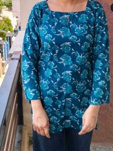 Floral Print Kurta