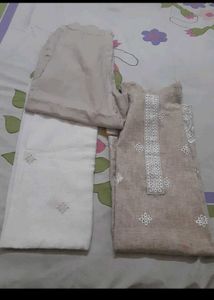 Floral Embroidered Kurta Set Combo