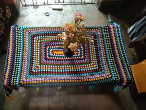Multicolor Tea Table Cover