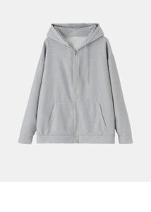 Gray Zip Up Hoodie