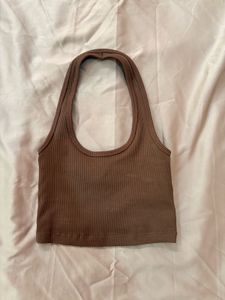 H&M Cropped Halterneck Top