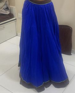 Elegant Blue Ethnic Skirt