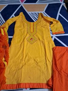 Yellow Ethnic Kurta