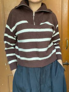 Brown Sweater Size S/M
