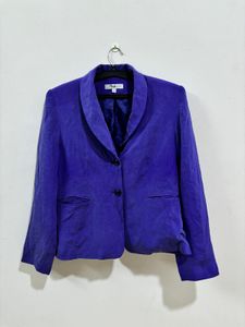 Solid Purple Formal Blazer