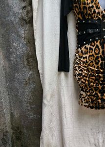 27207. Leopard Print Mini Dress