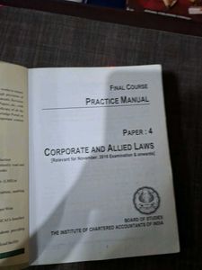 Corporate and Allied Laws Book