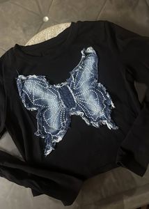 Black Butterfly Tee