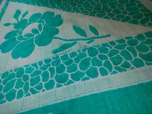 ISRO Inspired bluish green Bedsheet