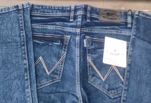 Dark Blue Denim Jeans