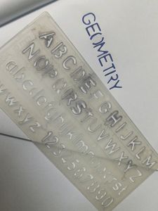ENGLISH LETTER STENCIL