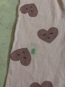 Cute Heart Print Onesie