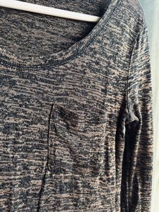 Brown Bodycon Top, Fit, Cute, Smart, Solid
