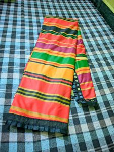 multicoloured fancy saree
