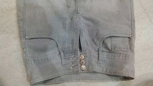 Gray Denim Jeans