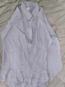 Striped Button-Down Shirt