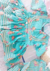 Cute Floral Sharara Set