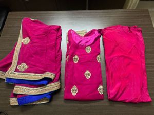 Pink Embroidered Kurta Set