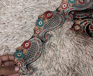 Embroidered Trim Lace For Dress 10 Metters