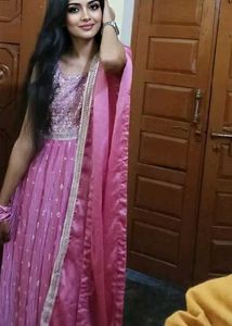 Pink Embroidered Kurta Set