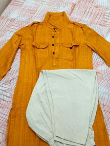 Kurta Pyjama,Pathani, Festive Silk 7-8 Bous