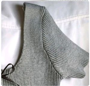 Bow Grey Top