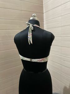 H&amp;M Imported Floral Bikini Top