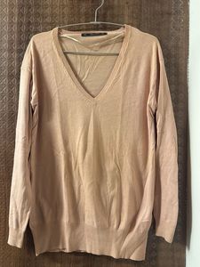 ZARA  V-Neck Knit Top