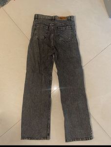 Grey straight Leg Jeans
