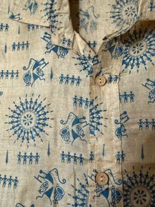Khadi Silk - Worli Print Shirt