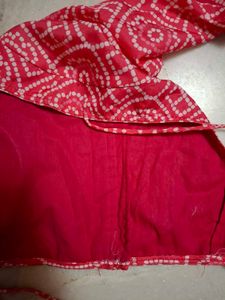 Deep Pink Bandhani Blouse