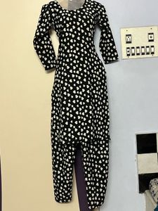 Heart Print Salwar Kameez