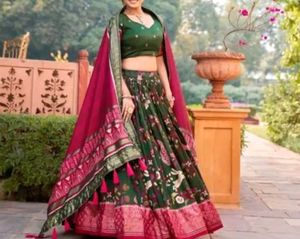Unstitched Lhenga Choli