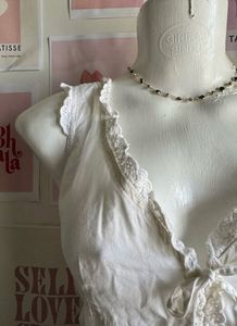 White Bones Corset Top