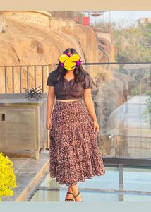 Black and Brown Co-ord Set For Women