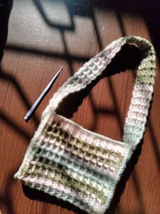 Handmade Crocheted Shoulder Bag