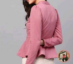 Pink Peplum Jacket