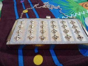 Golden Luxury&amp;spacious Clutch