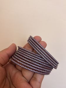 Purple Shining Bangles