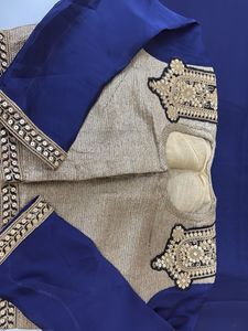 Elegant Embroidered Saree