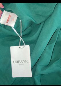 Green V-Neck Dress