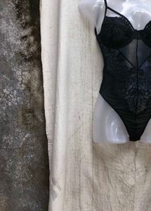 I. Black Lace Bodysuit