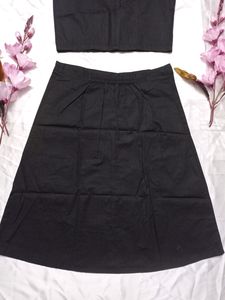 Black Cotton Co-ord set