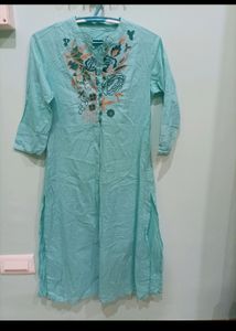 Embroidered Light Blue Tunic
