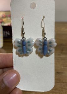 Handmade Butterfly Dangle Earrings