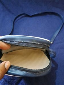 Striped Crossbody Bag