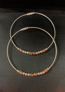 Pure silver Kada Payal