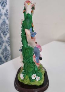 Decorative Couple on Swing Figurine