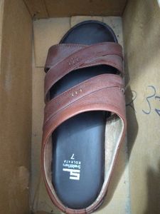 Brown Leather Sreeleathers man sandal