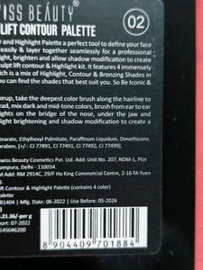 Swiss Beauty Sculpt Lift Contour Palette